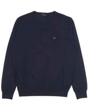 Prada Ronde Hals Gebreid - Blauw