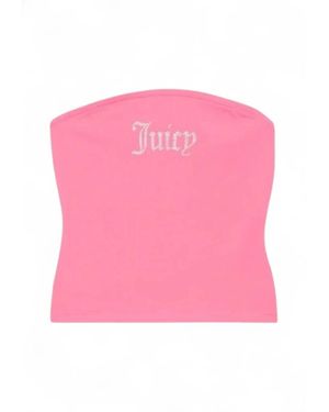 Juicy Couture Tops ,Roze ,Katoen Cropped Top