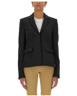 Ambush Jassen ,Zwart ,Katoen Slit Blazer