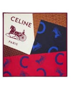 Celine Silk Scarves - Red