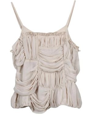 Comme des Garçons Mouwloze Tops - Grijs