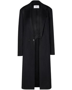 Fendi Double-Breasted Coats - Negro