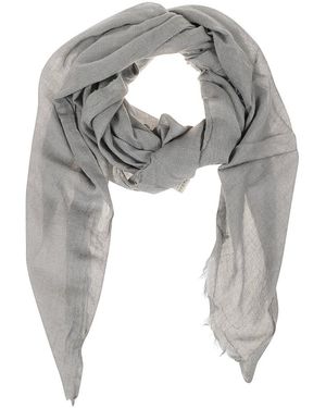 Destin Accessoires ,Grijs ,Wol Emily Quadra Sjaal
