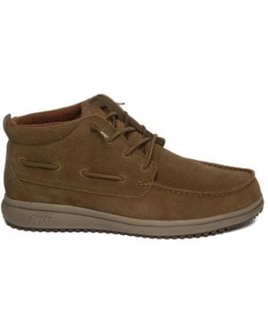 WALK IN PITAS Lace-Up Boots - Brown