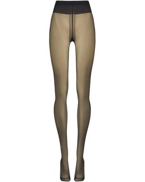 Wolford Ondergoed ,Blauw ,Katoen Individual 10 Tights