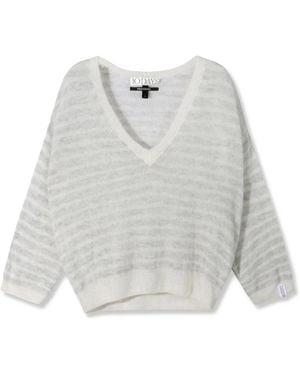 10Days V-Neck Strickware - Grau