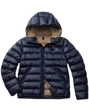 Blauer Winter Jackets - Blu
