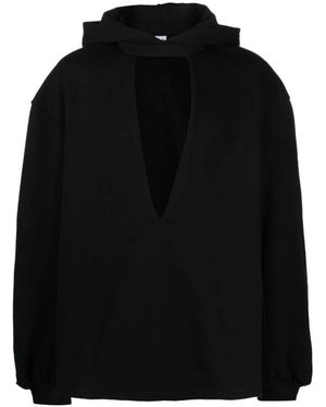 Random Identities Cutout Hoody - Schwarz