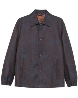 Etro Bomber Jackets - Blue