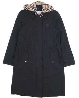 Burberry Jassen ,Zwart ,Nylon Newbury Parka