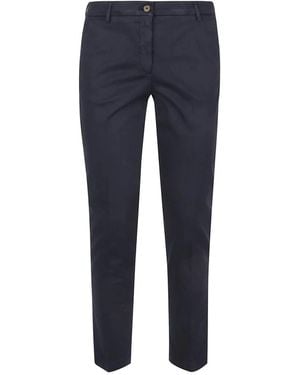 BRIGLIA Cropped Trousers - Blue