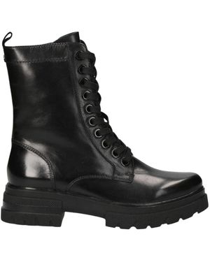 Caprice Lace-Up Boots - Black