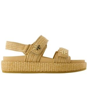 Tory Burch Flat Sandals - Metallic