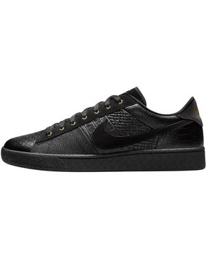 Nike Fitness ,Zwart ,Leer Tennis Classic Cs Prm Wtch Bnd