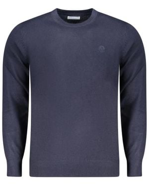 North Sails Blauer Nylonpullover Mit Stickerei
