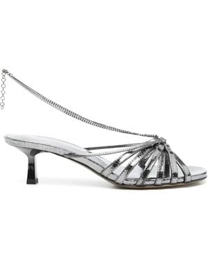 Golden Goose Nico Kitten Heel - Mettallic