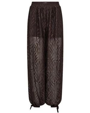 co'couture Wide Trousers - Brown