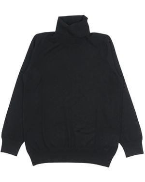 Fay Truien & Vesten ,Zwart ,Wol Turtleneck