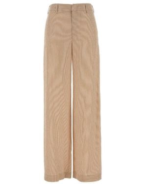 PT Torino Wide Trousers - Natural