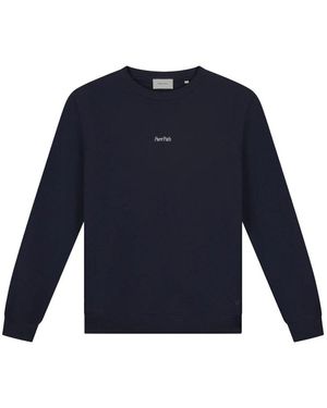 Pure Path Trio Of Flowers Crewneck - Blauw