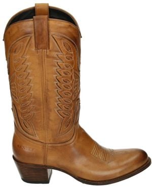 Sendra Western Lederstiefel Cognac Farbe - Braun