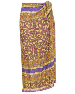 Maliparmi Midi Skirts - Natural