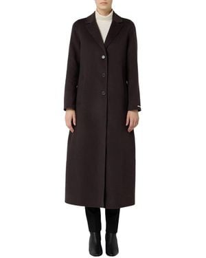 Marella Single-Breasted Coats - Negro