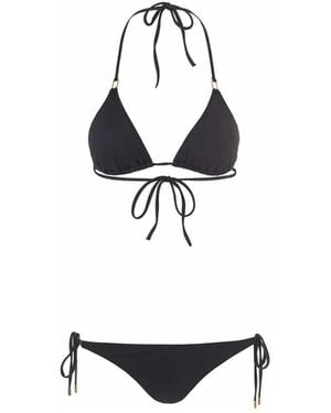 Melissa Odabash Badmode ,Zwart ,Cancun Bikini Top - Wit