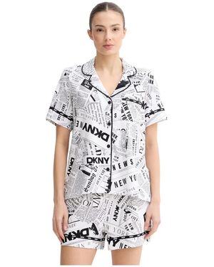 DKNY Pyjamaset Met Twee Delen - Wit
