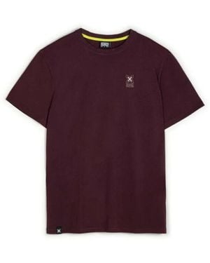 Munich Vintage fußball t-shirt casual stil - Lila