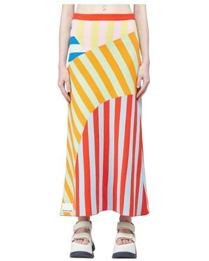 Sunnei Maxi Skirts - Naranja