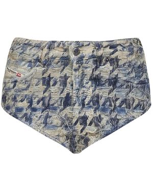 DIESEL Denim Shorts - Grey