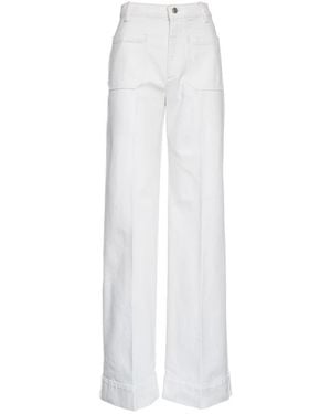 Victoria Beckham Wide Jeans - White