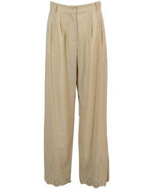 Brand Unique Wide Hosen - Natur