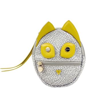Borbonese Charms Animal P.Monete P.Carte Gatto - Metallic