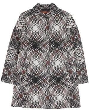 Missoni Single-Breasted Coats - Gray