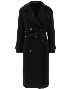 Tagliatore Bonny Zweireiher-Mantel - Schwarz