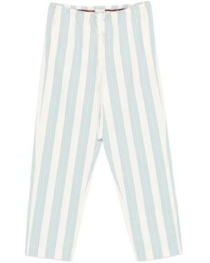 forte_forte Straight Trousers - Blue