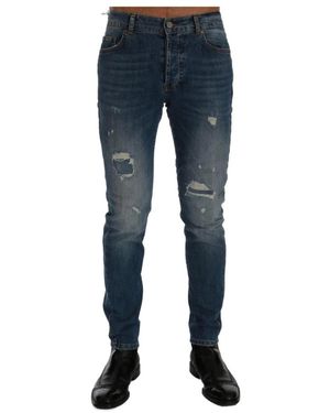 Frankie Morello Slim Fit Jeans - Blue