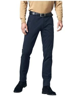 Meyer Slim-Fit Trousers - Blue