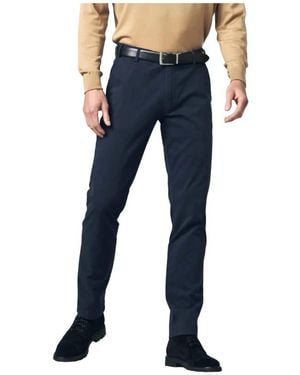 Meyer Slim-Fit Trousers - Bleu