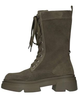 Emanuélle Vee Lace-Up Boots - Verde