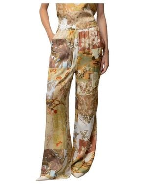 Kaos Wide Trousers - Metálico