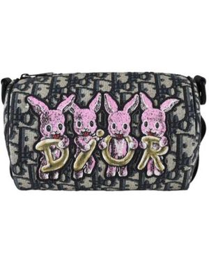 Dior Tassen ,Blauw ,Roller Tas Met Schouderriem - Zwart