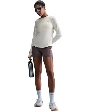 Nike Swift Dri-Fit Uv Long-Sleeve Crew-Neck Top - Wit