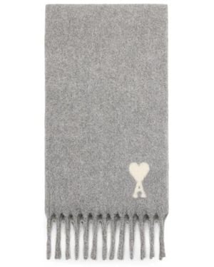 Ami Paris Winter Scarves - Grigio