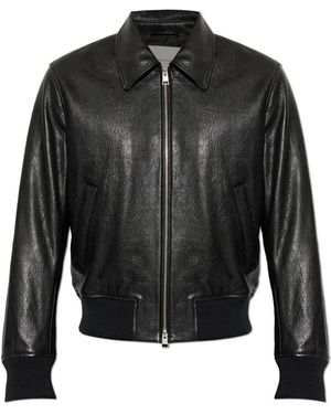Ami Paris Leather Jackets - Nero