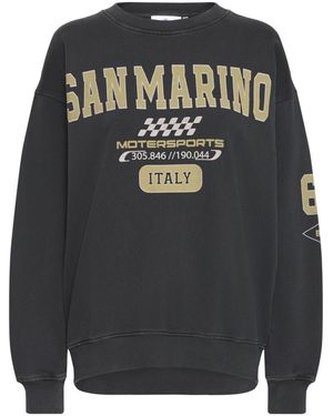 Ball Hoodies & Sweatvesten ,Zwart ,Katoen Sportieve Sweatshirt Met Cool Print - Grijs