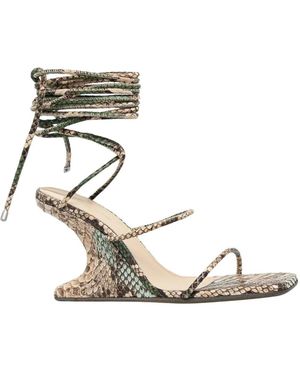 Rick Owens Schoenen ,Bruin ,High Heel Sandalen - Metallic