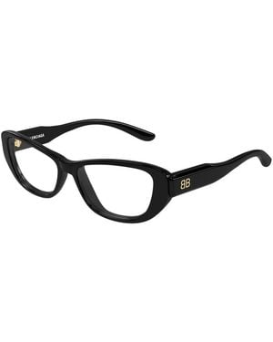 Balenciaga Geometrischer Optischer Rahmen - Schwarz
